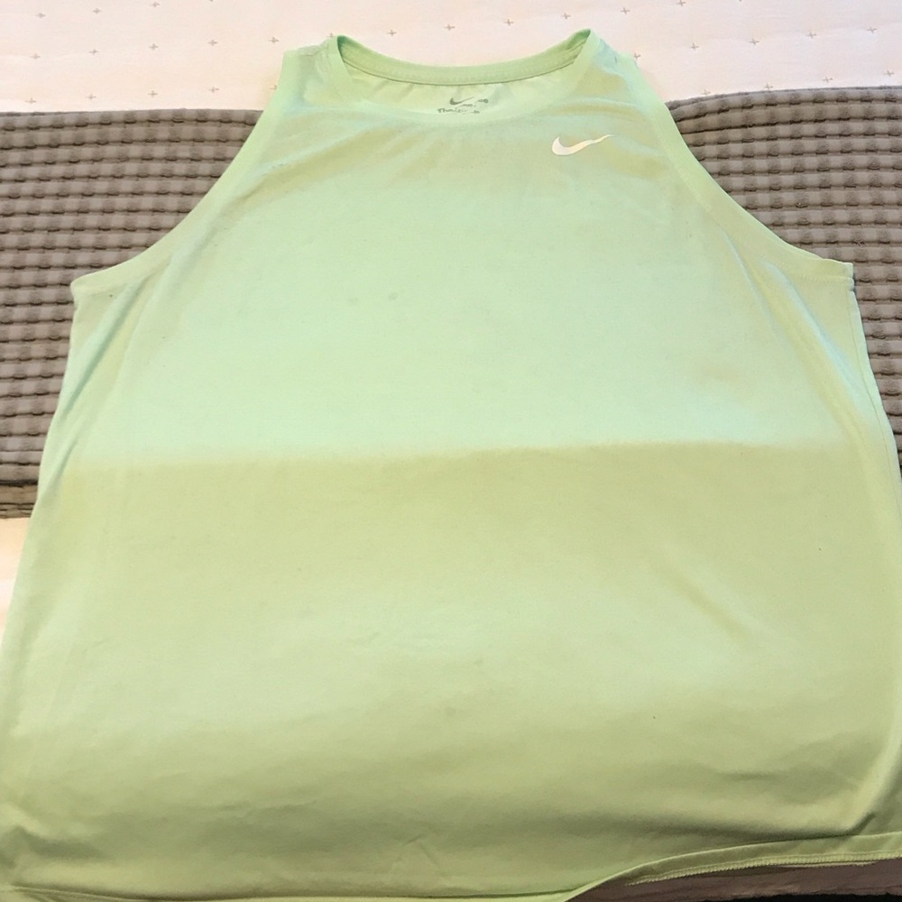 Nike Light Mint Green Women's Athletic Tank Top